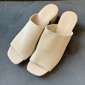Everlane The Glove Mule in Reknit Cream Sz 9